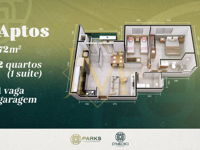 #424 - Apartamento para Venda em Ipatinga - MG - 3